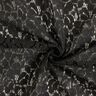 Spitzenstoff Lurex Blumen – schwarz/gold metallic,  thumbnail number 4