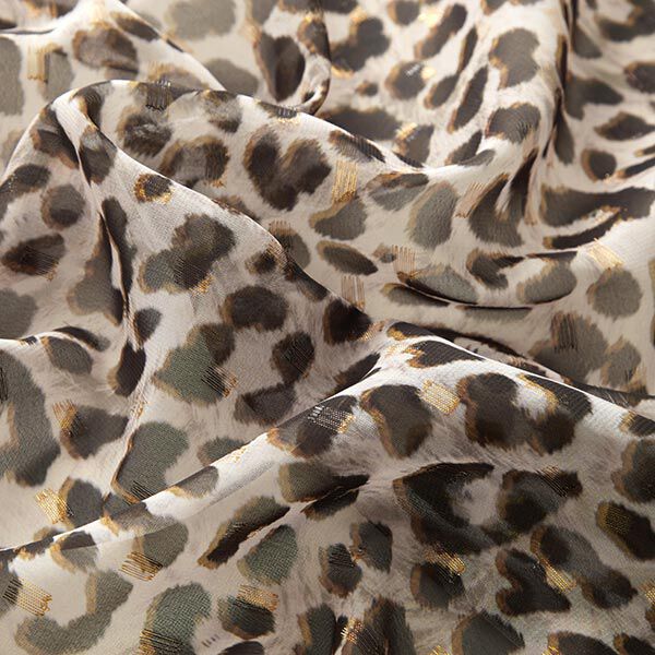 Chiffon Leodruck & Glitzerpunkte – rosé, image number 2