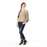 Chiffon Satin & Glanz-Streifen Reiszweige – wollweiss,  thumbnail number 6