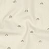 GOTS Baumwollpopeline kleine Regenbögen | Poppy Fabrics – natur/rehbraun,  thumbnail number 2