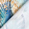 Baumwolljersey Palmblätter Dickicht | Glitzerpüppi – weiss/eukalyptus,  thumbnail number 4