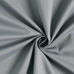 Baumwollstoff Cretonne Uni – perlgrau, 