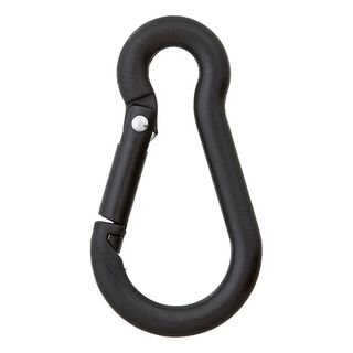 Karabinerhaken [ 60 mm ] – schwarz, 