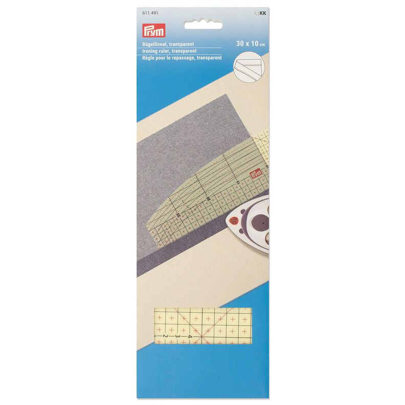 Bügellineal [30 x 10 cm] | Prym – transparent,  image number 3