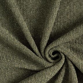 Chenille Strickjacquard Glitzer – dunkelpinie/silber metallic, 