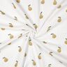 Musselin/ Doppel-Krinkel Gewebe Birne Digitaldruck | Poppy Fabrics – weiss/gelboliv,  thumbnail number 3