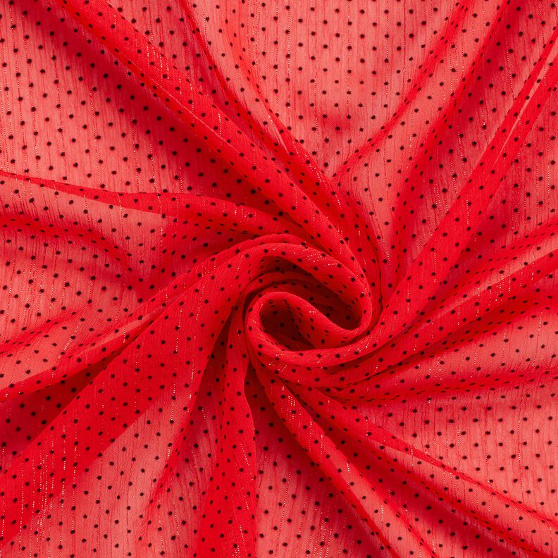 Chiffon Glitzerstreifen und Pünktchen – rot,  image number 3