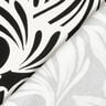 Viskosejersey abstrakte Blumen – schwarz/elfenbein,  thumbnail number 4