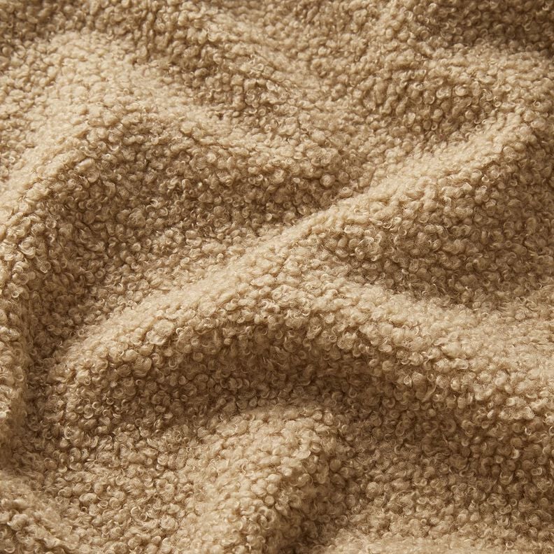 Polsterstoff Teddy weich – taupe, image number 2