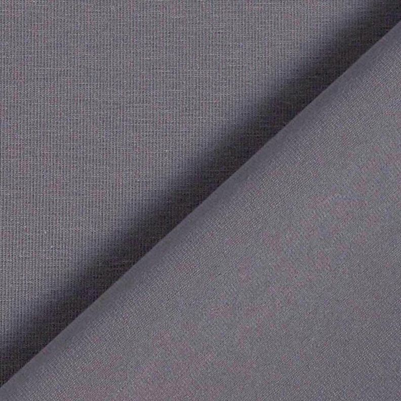 Baumwolljersey Medium Uni – schwarzblau,  image number 5