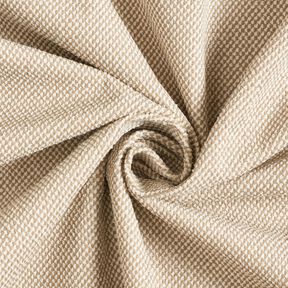 Polsterstoff Melange weich – dunkelbeige, 