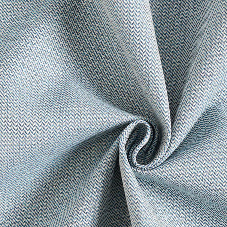 Outdoorstoff Jacquard kleines Zickzack – marineblau,  image number 1