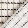 Grober Bouclé Karo – weiss/beige,  thumbnail number 4