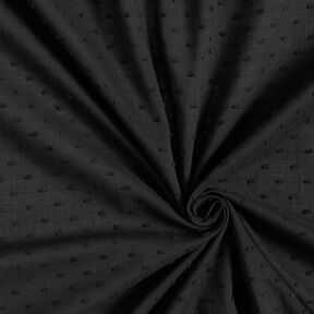 Baumwollbatist Dobby – schwarz, 