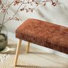Polsterstoff Chenille Uni – bronze,  thumbnail number 6