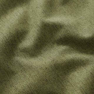 Polsterstoff feine Melange – dunkeloliv, 