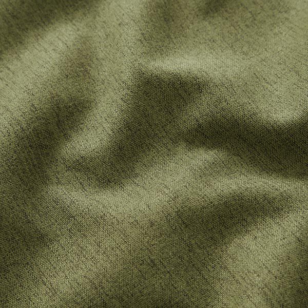 Polsterstoff feine Melange – dunkeloliv | Reststück 50cm
