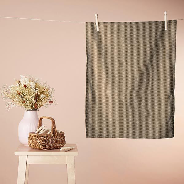 Waffelpiqué – anemone | Reststück 50cm