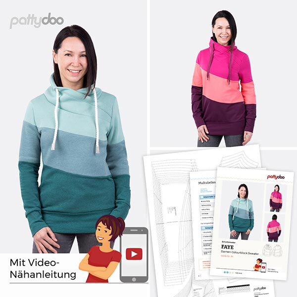 Colourblock Sweater Faye | Pattydoo | 32-54,  image number 1