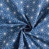 Beschichtete Baumwolle grafische Sterne – indigo/weiss,  thumbnail number 4