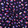 Babycord bunte Leo Flecken | Poppy Fabrics – marineblau,  thumbnail number 3