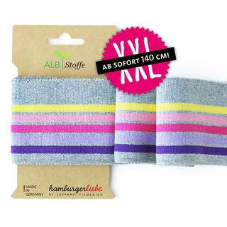 GOTS Bio Strickbündchen CUFF ME RAINBOW [140 cm | 7,5 cm] | Albstoffe | Hamburger Liebe, 