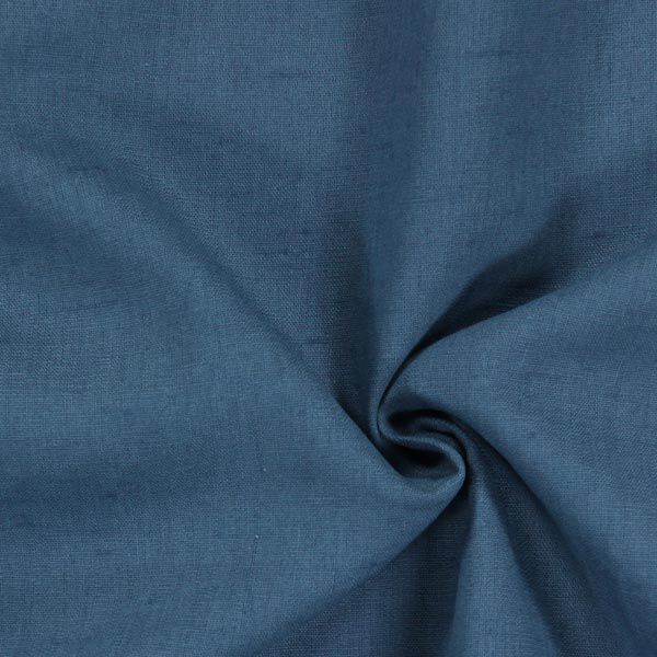 Leinen Medium – jeansblau | Reststück 90cm