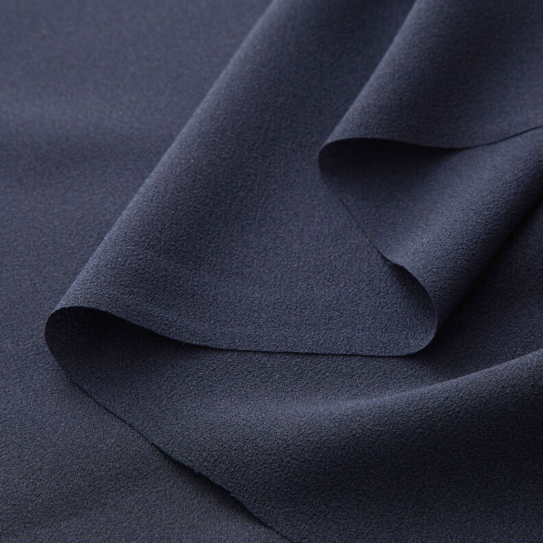 Crêpe Georgette – schwarzblau,  image number 4