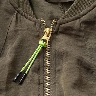 Reflex Ziehband für Reißverschlüsse – neongelb/silber, 