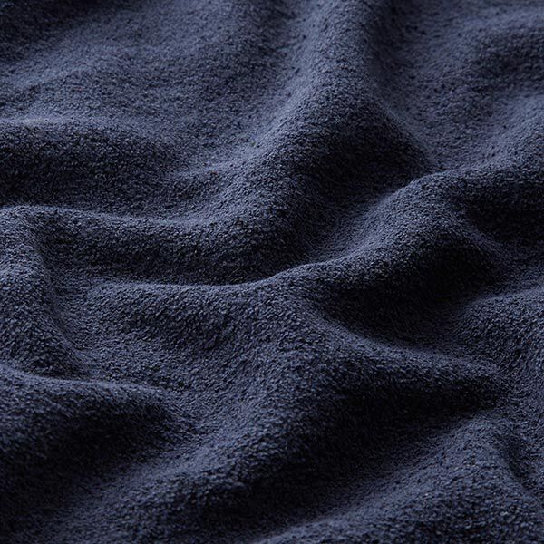 Baumwolle Sweat Terry Fleece – marineblau