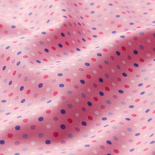 Baumwoll Popeline Pünktchen – rosa, 