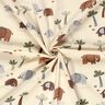 Baumwolljersey Dschungel-Elefanten – wollweiss/schilf,  thumbnail number 3