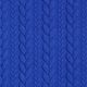 Jerseyjacquard Cloqué Zopfmuster – königsblau,  thumbnail number 1