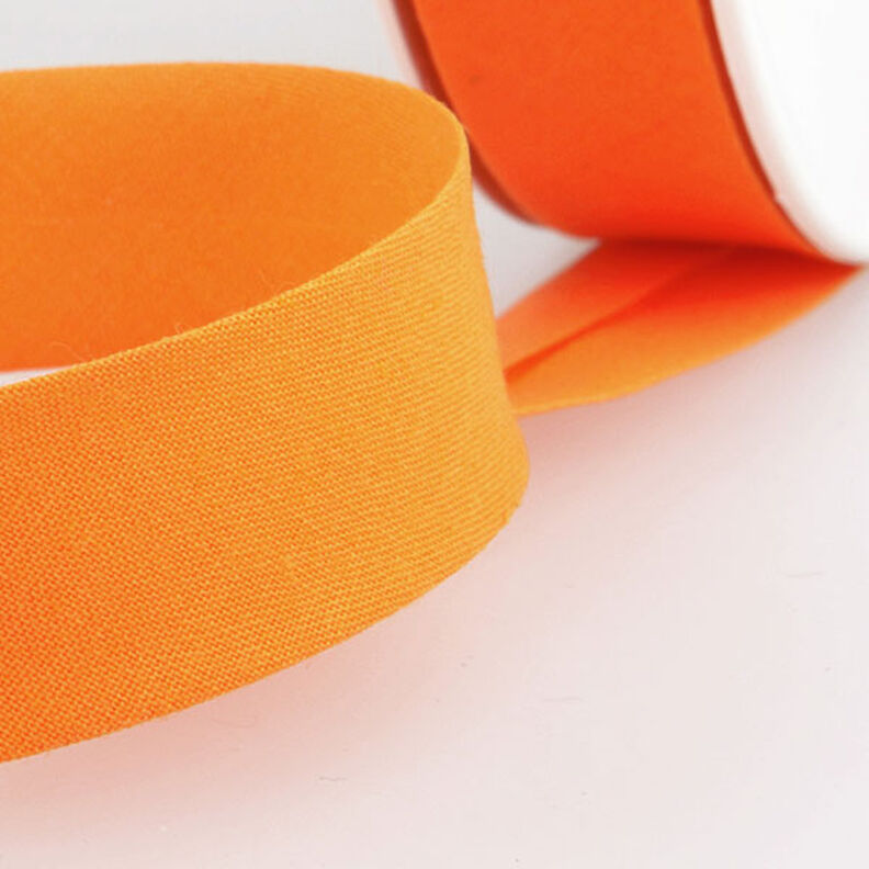 Schrägband Polycotton [20 mm] – orange,  image number 2