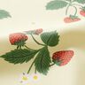 Beschichtete Baumwolle Erdbeeren – vanillegelb,  thumbnail number 3