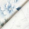 Dekostoff Halbpanama gemalte Zweige – weiss/blaugrau,  thumbnail number 4