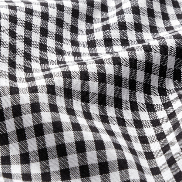 Baumwollstoff Vichy - 0,5 cm – schwarz, image number 4