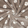 Kuschelfleece Tierpfoten | by Poppy – helltaupe/elfenbein,  thumbnail number 3