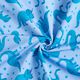 French Terry Sommersweat Dinos | PETIT CITRON – hellblau,  thumbnail number 3