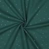 Musselin/ Doppel-Krinkel Gewebe Rechteck Foliendruck | Poppy Fabrics – blautanne/gold metallic,  thumbnail number 3
