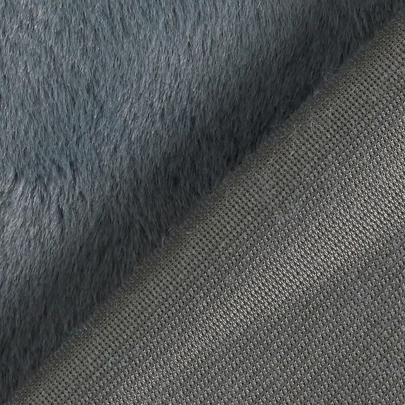 Kunstfell Uni – blaugrau, image number 3