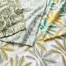 Dekostoff Halbpanama gemalte Monstera – creme/pinie,  thumbnail number 5