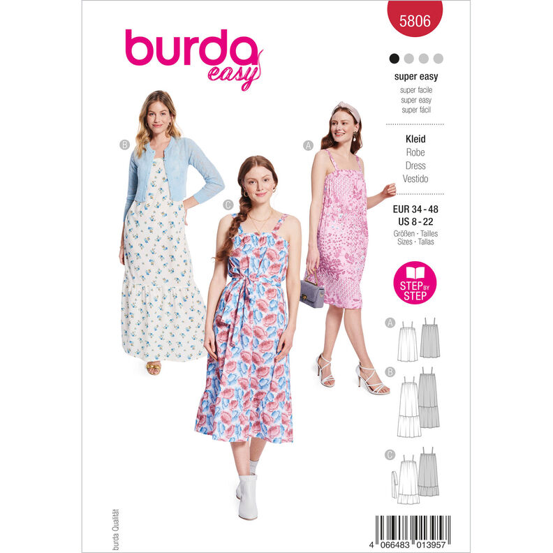 Kleid | Burda 5806 | 34-48,  image number 1