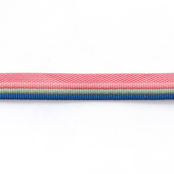 Paspelband Trio [ 15 mm ] – marineblau/lachs,  image number 2