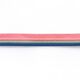 Paspelband Trio [ 15 mm ] – marineblau/lachs,  thumbnail number 2