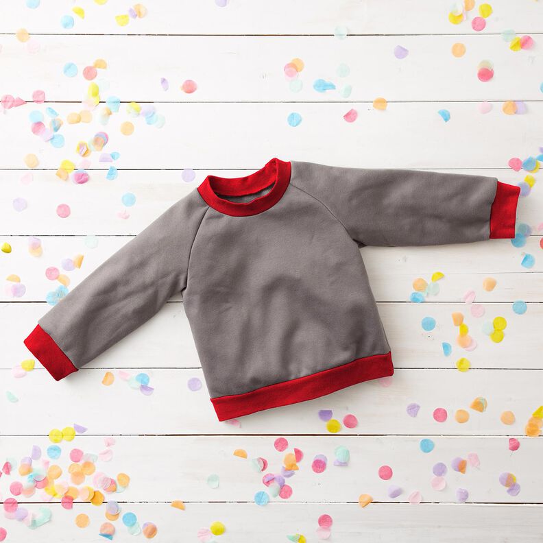 2x2 Bündchen Uni – rot,  image number 7