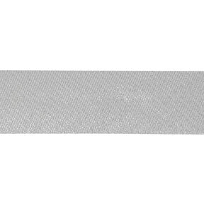 Schrägband Metallic [30 mm] – silber metallic, 