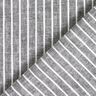 Leinen-Baumwoll-Mix breite Streifen &ndash; schwarz/weiss,  thumbnail number 4
