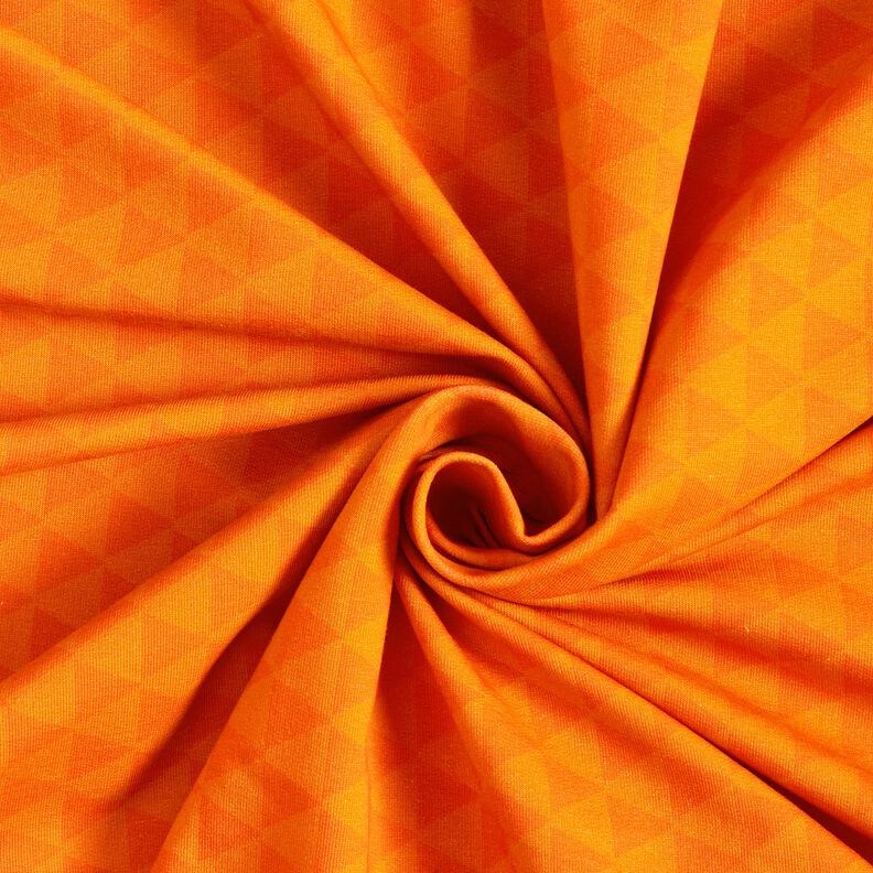 French Terry Sommersweat Bordürenstoff Einmal Bauarbeiter sein – hellorange/silbergrau,  image number 3