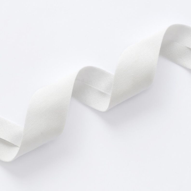 Schrägband Bio-Baumwolle [20 mm] – silbergrau,  image number 2